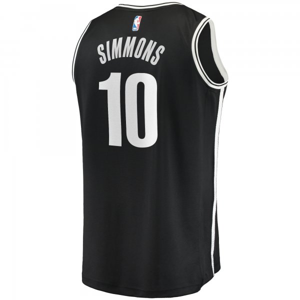 Men's Brooklyn Nets Ben Simmons Fanatics Black Fast Break Replica Jersey - Icon Edition