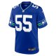 Men's Seattle Seahawks Brian Bosworth Nike Royal Throwback Retired Player Game Jersey