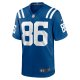 Men's Indianapolis Colts Will Mallory Nike  Royal Team Game Jersey