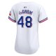 Women's Texas Rangers Jacob deGrom Nike White Home Limited Player Jersey