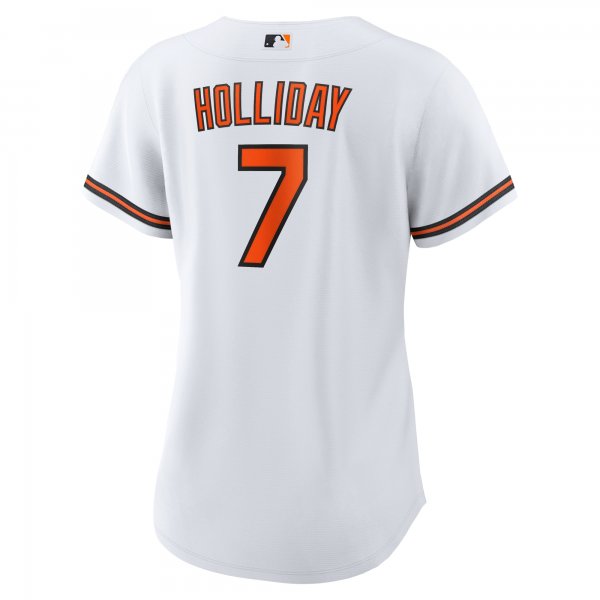 Women's Baltimore Orioles Jackson Holliday Nike White Home Replica Player Jersey