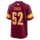 Men's Washington Commanders Jamin Davis Nike Burgundy Player Game Jersey