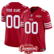 Men's San Francisco 49ers Active Player Custom Red 2023 F.U.S.E. NFC West Champions Patch Stitched NFL Jersey