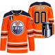 Men's Edmonton Oilers 2022 Stanley Cup Playoffs Orange Primegreen Custom Jersey