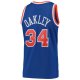 Men's New York Knicks Charles Oakley Mitchell & Ness Blue Hardwood Classics Swingman Jersey