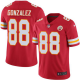 Men's Nike Kansas City Chiefs #88 Tony Gonzalez Red Team Color Stitched NFL Vapor Untouchable Limited Jersey