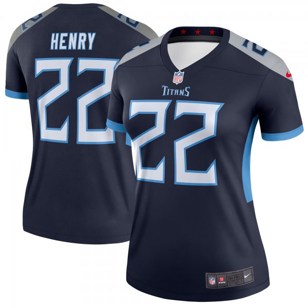 Women's Tennessee Titans Derrick Henry Nike Navy New Legend Jersey