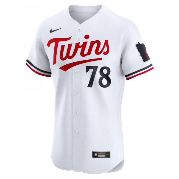 Men's Minnesota Twins Simeon Woods Richardson Nike White Home Elite Player Jersey