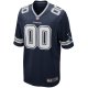 Men's Dallas Cowboys Nike Navy Custom Game Jersey