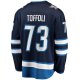 Men's Winnipeg Jets Tyler Toffoli Fanatics Blue Home PremierÃ¨ÂÂ½Breakaway Player Jersey