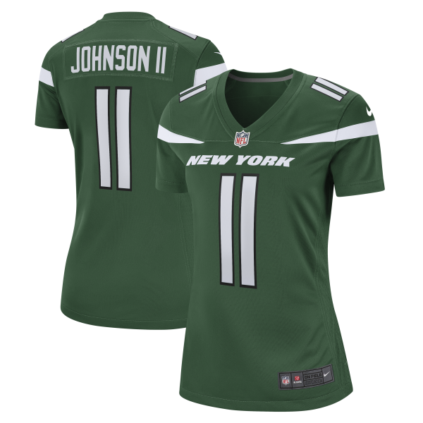 Women's New York Jets Jermaine Johnson II Nike Gotham Green Game Jersey