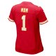 Women's Kansas City Chiefs Number 1 Mom Nike Red Game Jersey