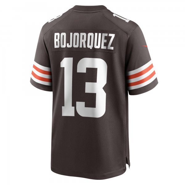 Men's Cleveland Browns Corey Bojorquez Nike Brown Game Jersey