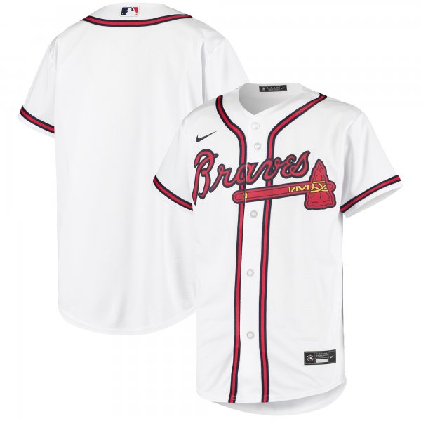 Youth Atlanta Braves Nike White Home Replica Team Jersey