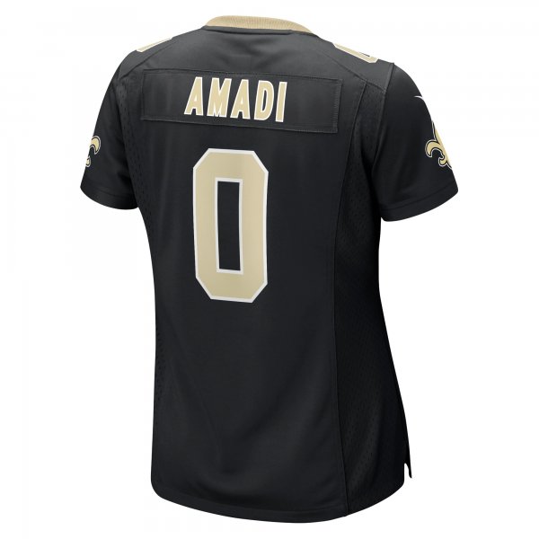 Women's New Orleans Saints Ugo Amadi Nike  Black Team Game Jersey