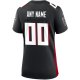 Women's Nike Atlanta Falcons Black Custom Game Jersey