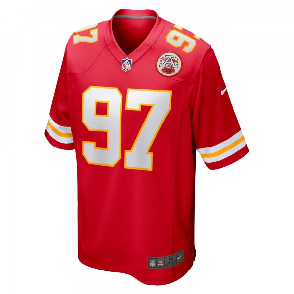 Men's Kansas City Chiefs Felix Anudike-Uzomah Nike Red 2023 NFL Draft First Round Pick Game Jersey