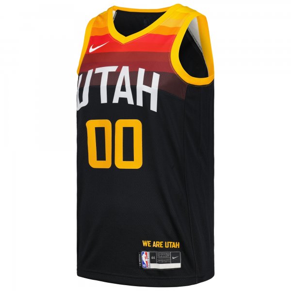 Men's Utah Jazz Jordan Clarkson Nike Black Swingman Player Jersey - City Edition