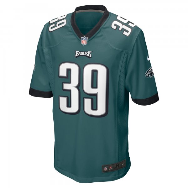 Men's Philadelphia Eagles Eli Ricks Nike Midnight Green Team Game Jersey