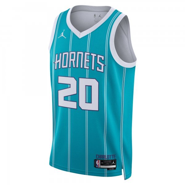 Unisex Charlotte Hornets Gordon Hayward Jordan Brand Teal Swingman Jersey - Icon Edition