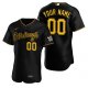 Men's Pittsburgh Pirates Custom Nike Black 2020 Alternate Jersey