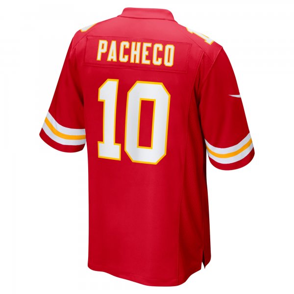 Men's Kansas City Chiefs Isiah Pacheco Nike Red Super Bowl LVIII Game Jersey