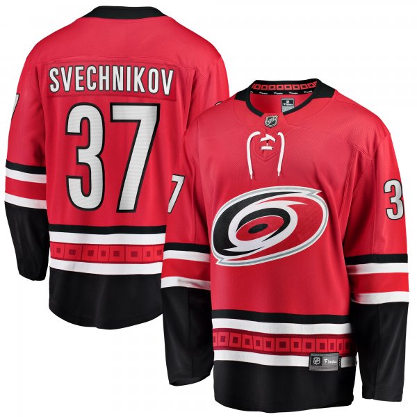 Men's Carolina Hurricanes Andrei Svechnikov Fanatics Red Alternate Breakaway Player Jersey