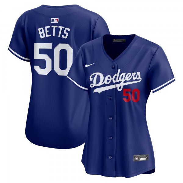 Women's Los Angeles Dodgers Mookie Betts Nike Royal Alternate Limited Player Jersey