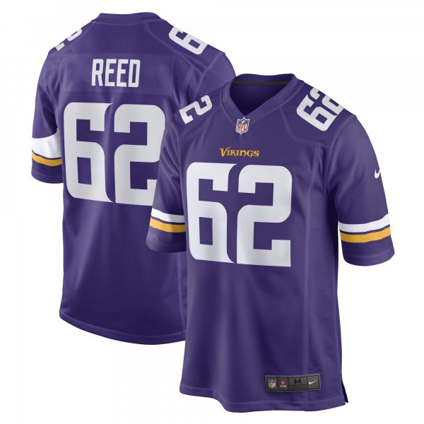 Men's Minnesota Vikings Chris Reed Nike Purple Game Player Jersey