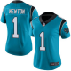 Nike Carolina Panthers #1 Cam Newton Blue Alternate Women's Stitched NFL Vapor Untouchable Limited Jersey