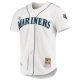 Men's Seattle Mariners Ichiro Suzuki Mitchell & Ness White 2001 MLB All-Star Game Cooperstown Collection Jersey