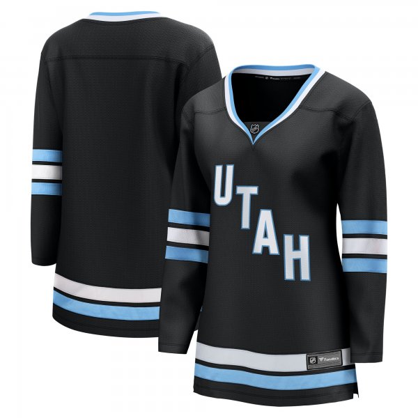 Women's Utah Mammoth Black Home Breakaway Jersey