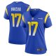 Women's Los Angeles Rams #17 Puka Nacua Nike Royal Home Game Jersey