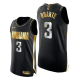 Men's Indiana Pacers #3 Chris Duarte Golden Edition Black Jersey