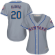 Women's New York Mets #20 Pete Alonso Grey Road Stitched MLB Jersey