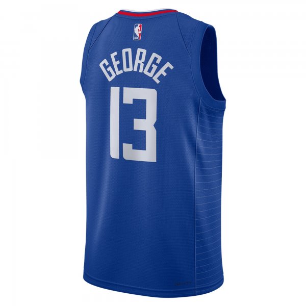 Unisex LA Clippers Paul George Nike Royal Swingman Jersey - Icon Edition