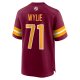 Men's Washington Commanders Andrew Wylie Nike Burgundy Game Player Jersey