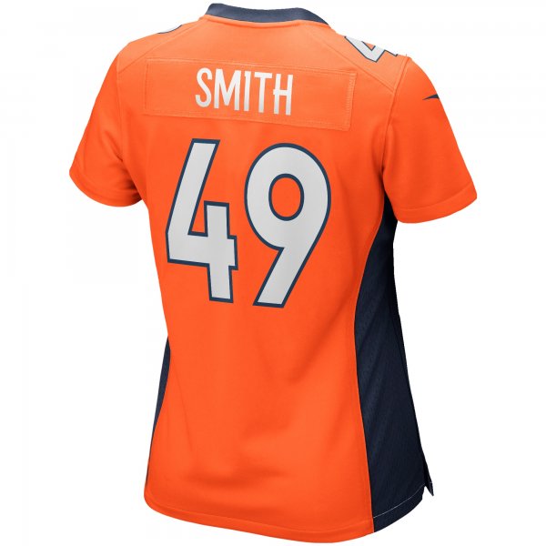 Women's Denver Broncos Dennis Smith Nike Orange Game Retired Player Jersey