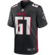 Men's Atlanta Falcons Matt Hennessy Nike Black Player Game Jersey