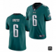 Men Philadelphia Eagles #6 DeVonta Smith 2021 NFL Draft Green Vapor Untouchable Limited Stitched Jersey