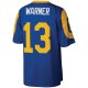 Men's Los Angeles Rams Kurt Warner Mitchell & Ness Royal Legacy Replica Jersey