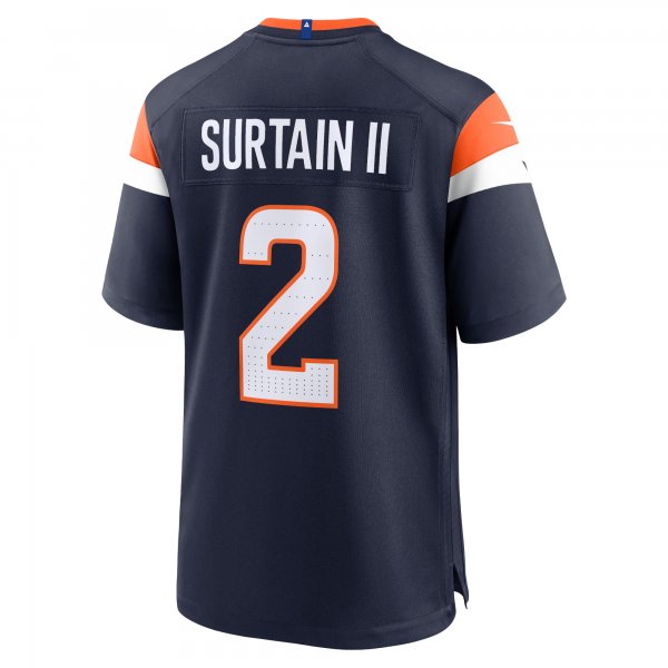 Men's Denver Broncos Patrick Surtain II Nike Navy Alternate Game Jersey