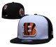 Cincinnati Bengals Black and White Cap