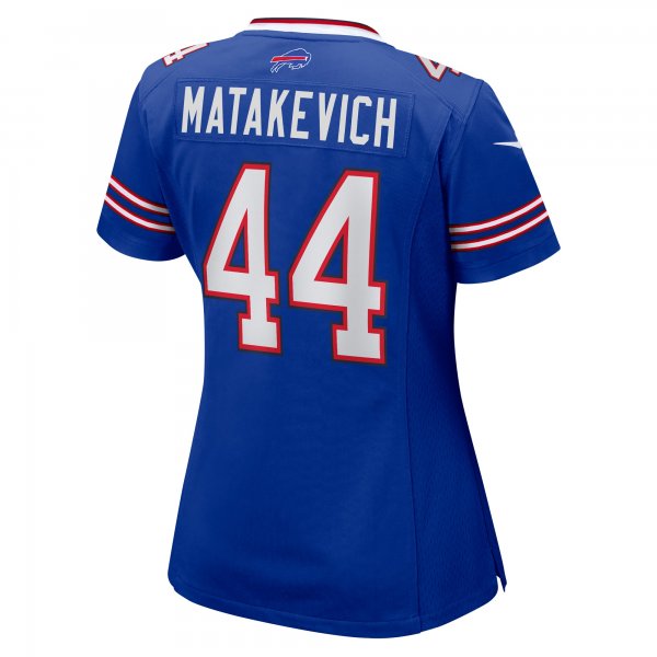 Women's Buffalo Bills Tyler Matakevich Nike  Royal  Game Jersey