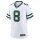 Men's New York Jets Aaron Rodgers Nike Legacy White Game Jersey