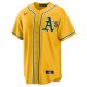 Men's Oakland Athletics Nike Gold Alternate Replica Team Jersey