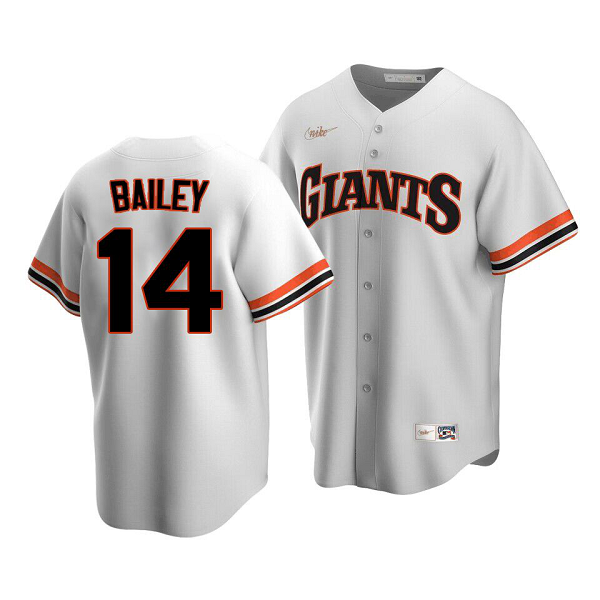 Men's San Francisco Giants #14 Patrick Bailey Cooperstown Collection White Home Flex Base Jersey