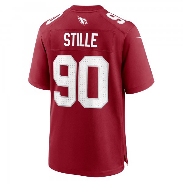 Men's Arizona Cardinals Ben Stille Nike  Cardinal Team Game Jersey