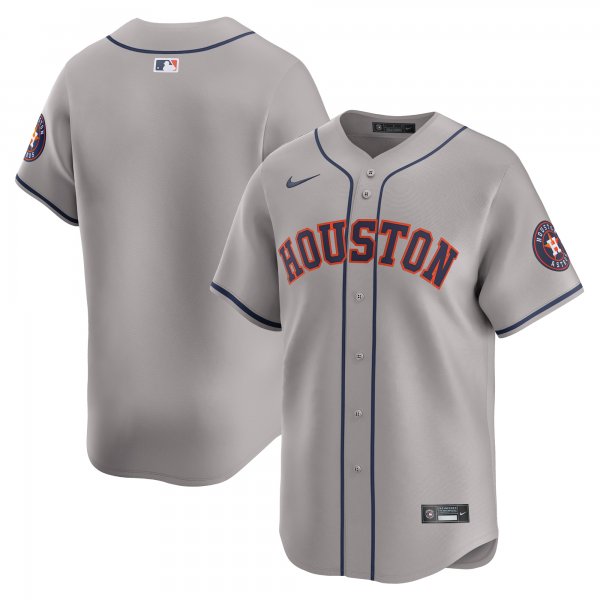 Men's Houston Astros  Nike Gray Away Limited Jersey