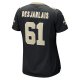 Women's New Orleans Saints Drew Desjarlais Nike Black Game Player Jersey